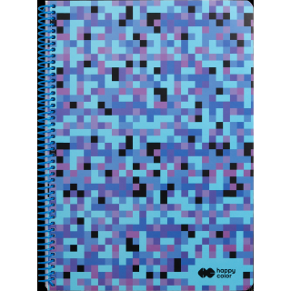 Kołonotatnik PIXI 1, B5, 80k, kratka, 80g/m2, Happy Color HA 4742 1825-PI1