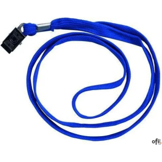 Taśma do identyfikatorów (50), Donau, jedwabna niebieska 8340001