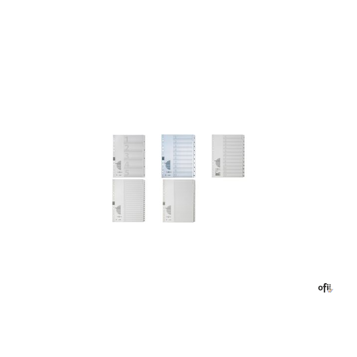 Przekładki kartonowe 5-częściowe, DURABLE p3100308 (X)