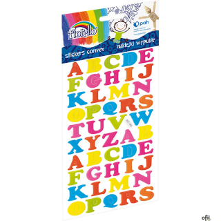 Naklejki wypukłe FIORELLO GR-NP127 literki 170-2481