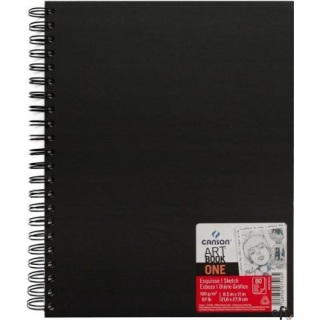 Szkicownik Canson ArtBook ONE 21,6x27,9 100g 80k. spirala 400110292 SALE