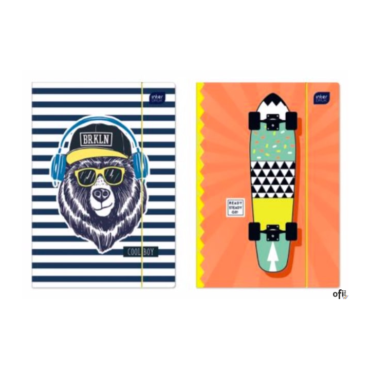 Teczka z gumką A4+ LUX UV FOR TRENDS GIRLS INTERDRUK