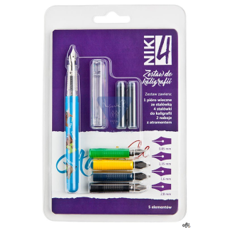 Zestaw szkolny do kaligrafii 5-częściowyKOH I NOOR  ZES-KASZ05-00504