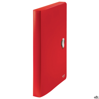 Teczka poszerzana Leitz Recycle A4 PP, czerwon 46230025