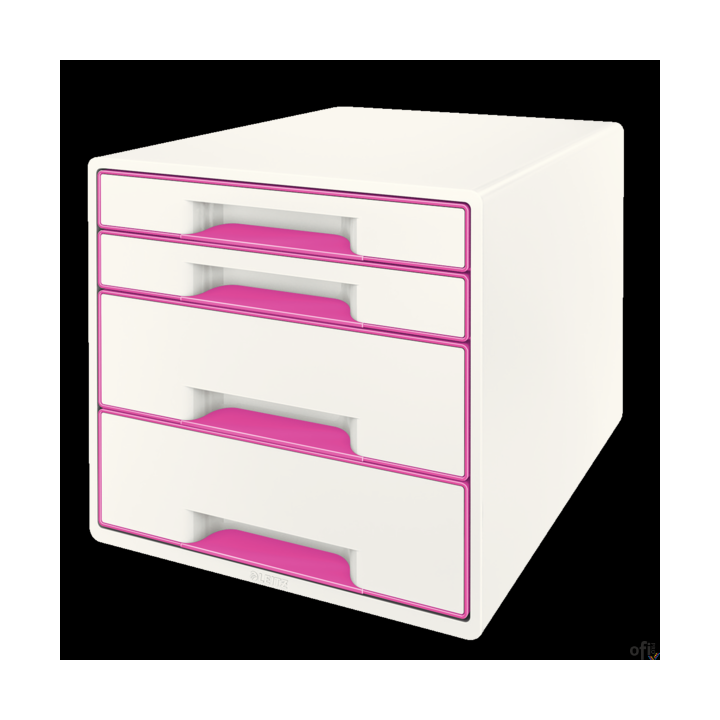 Przykuwające wzrok, najwyższej jakości pojemniki z szufladami WOW z niezwykłym i stylowym połączniem dwóch kolorów o błyszczącym