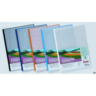 Skoroszyt prezentacyjny, 10 kieszeni czarny DCP2410-A PENTEL