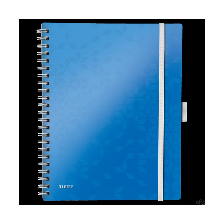 Kołonotatnik Be Mobile LEITZ WOW PP A4 80k niebieski 46450036