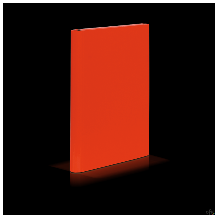 Teczka skrzydłowa z rzepem CARIBIC 4cm czerwona VAUPE, 340/21