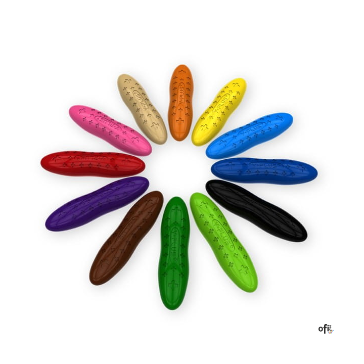 Kredki świecowe ORZESZKI 12 szt 152004 UNI