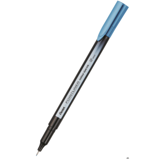 Cienkopis pointliner colour, turkusowy z tuszem na bazie wody, S40-S3 PENTEL