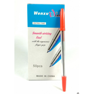 Długopis czerwony LZ03 OPEN typu corvina AMALZ03-01CZERWONY