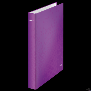 Segregator ringowy WOW Leitz_Zwracający na siebie uwagę segregator ringowy_w promiennych WOW kolorach.__laminowana powierzchnia 