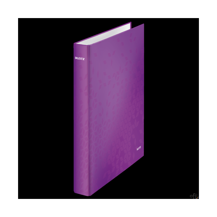 Segregator ringowy LEITZ A4 4DR/25mm fioletowy WOW 42420062