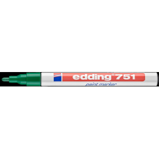 Marker lakierowy 1-2mm 751 zielony EDDING końcówka okrągła