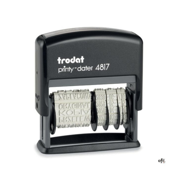 Datownik PRINTY z gotowymi hasłami, bez wkładki, 4817 POL/ISO