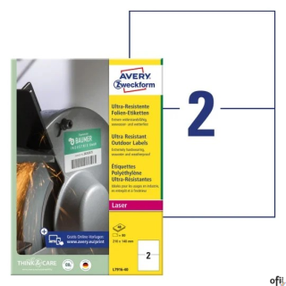 Etykiety polietylenowe Ultra Resistant _ ultra wytrzymałe • Niezwykle wytrzymałe etykiety polietylenowe z bardzo mocnym klejem d