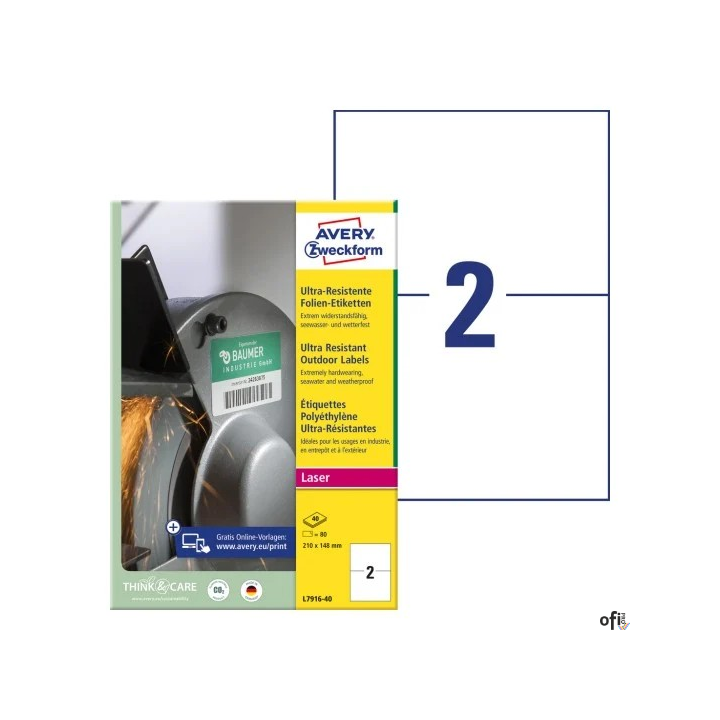 Etykiety polietylenowe Ultra Resistant _ ultra wytrzymałe • Niezwykle wytrzymałe etykiety polietylenowe z bardzo mocnym klejem d