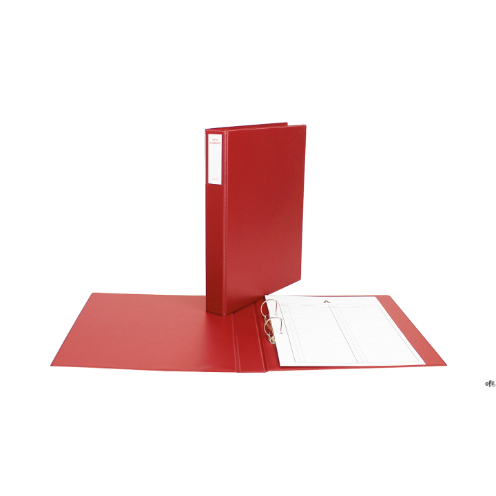 Teczka akt osob. 2R/D25 4cm czerwona BIURFOL TD-13-06