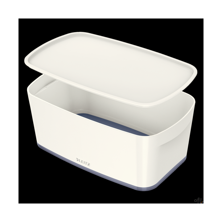 Organizer Leitz MyBox, z systemem modułowego ustawiania, stwarza możliwość eleganckiego przechowywania akcesoriów w domu lub biu