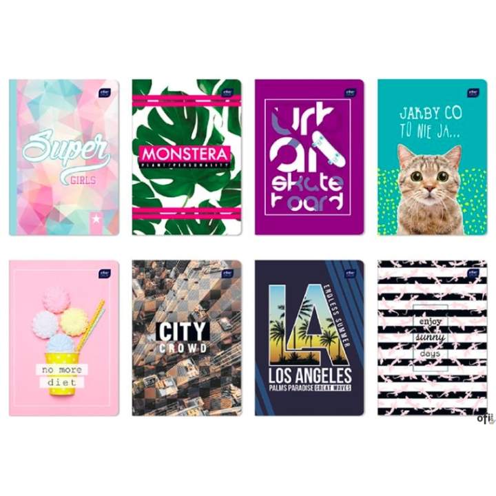 Zeszyt A5 60k kr.FLUO/MAT FSC MIX CREDIT INTERDRUK