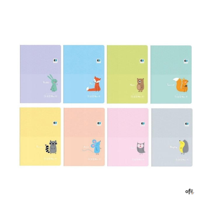 Zeszyt A5 16k. kolor. linia B&B KIDS PASTEL 5563 INTERDRUK