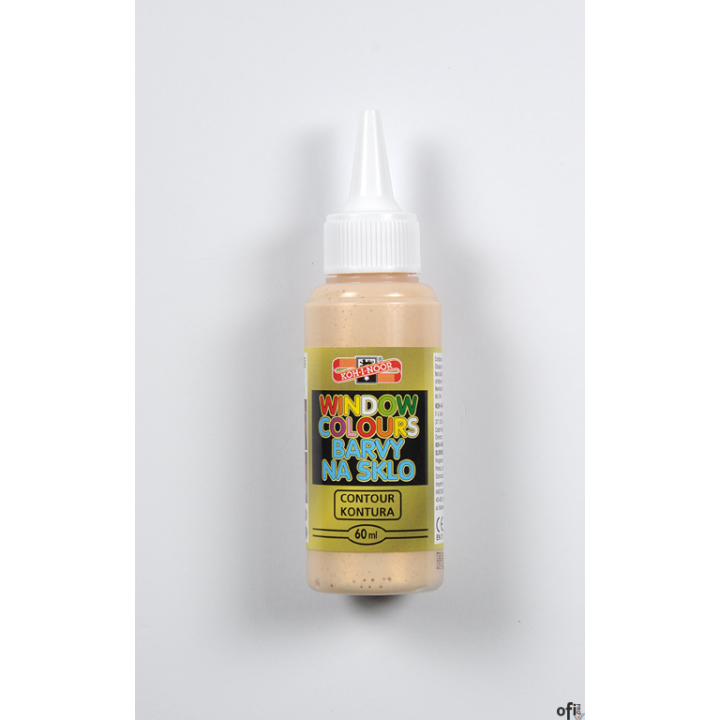 Farba witrażowa kontur.złota 60ml 9742017