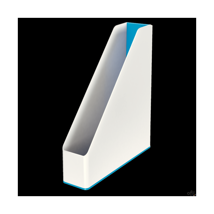 Pojemnik na czasopisma LEITZ WOW biało-niebieski 53621036