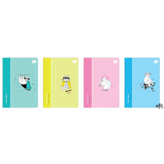 Zeszyt A5 32k. kratka margines 70g PP Magiczny