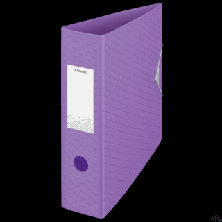 Segregator Esselte ColournullBreeze, z polyfoamu A4, 82 mm, lawendowy 628428