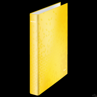 Segregator ringowy WOW Leitz A4 2DR/25mm, żółty 42410016 SALE