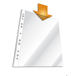 Koszulka krystaliczna DURABLE A4 (100) w kartonie 60mic BUSINESS 266819 PP