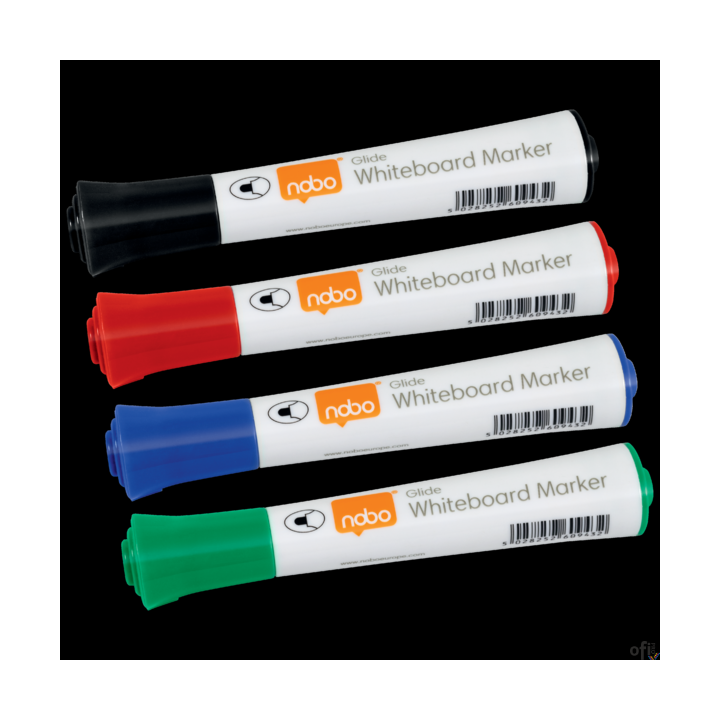 Zestaw markerów suchościeralnych NOBO Glide 4 kolory 1902096