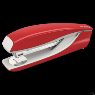 Zszywacz duży, metalowy Leitz, czerwony, 10 lat gwarancji, 40 kartek 55040025