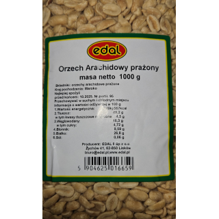 Orzeszki ziemne niesolone 1kg EDAL