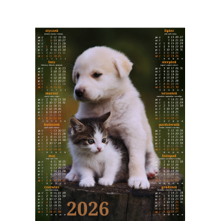 Kalendarz Plakatowy B-1, P18 - PRZYJACIELE 2026