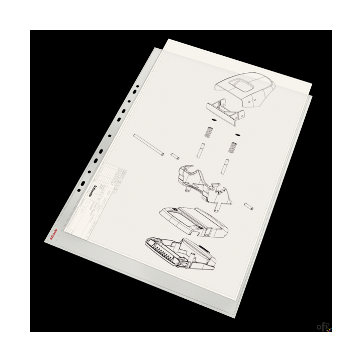 Koszulki groszkowe A3 75mic. ESSELTE pionowe (10szt), w folii,  47181