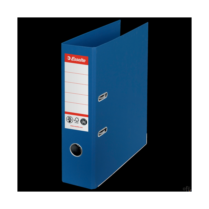 Segregator Esselte No.1 neutralny pod względem emisji CO2, A4, szer. 75 mm, niebieski 627565