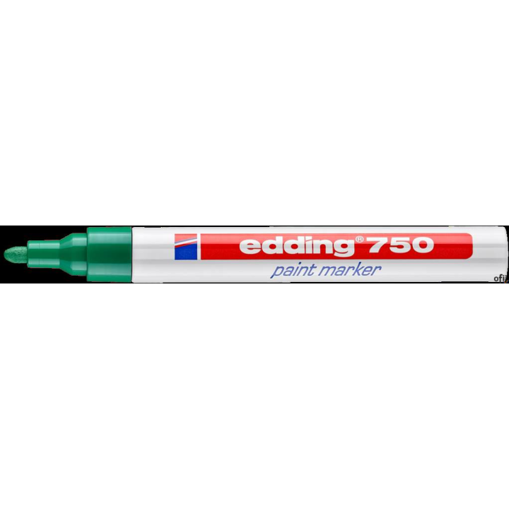 Marker lakierowy 2-4mm 750 zielony EDDING końcówka okrągła