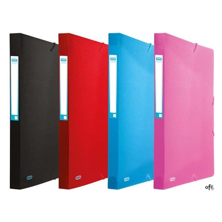 Teczka z gumką szeroka 40mm Urban mix Oxford 400146995