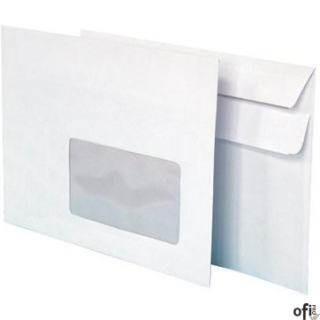 Koperta C6 SK biała okno prawe (50) NC KOPERTY 14033/50 0600/11021200/50