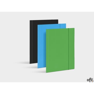 Teczka z gumką Economy (ECO) czarna VAUPE, 319/02