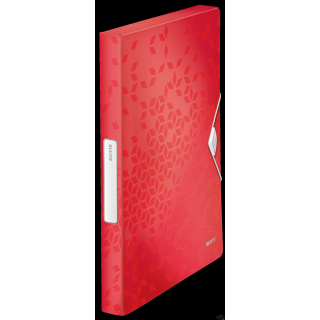 Teczka z gumką PP Leitz WOW, 30 mm, czerwona 46290026