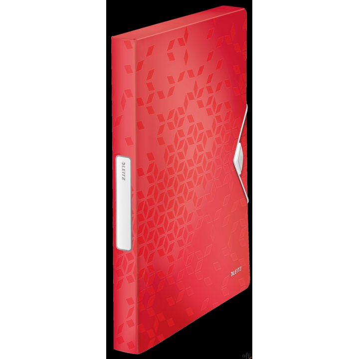 Teczka z gumką PP Leitz WOW, 30 mm, czerwona 46290026 .