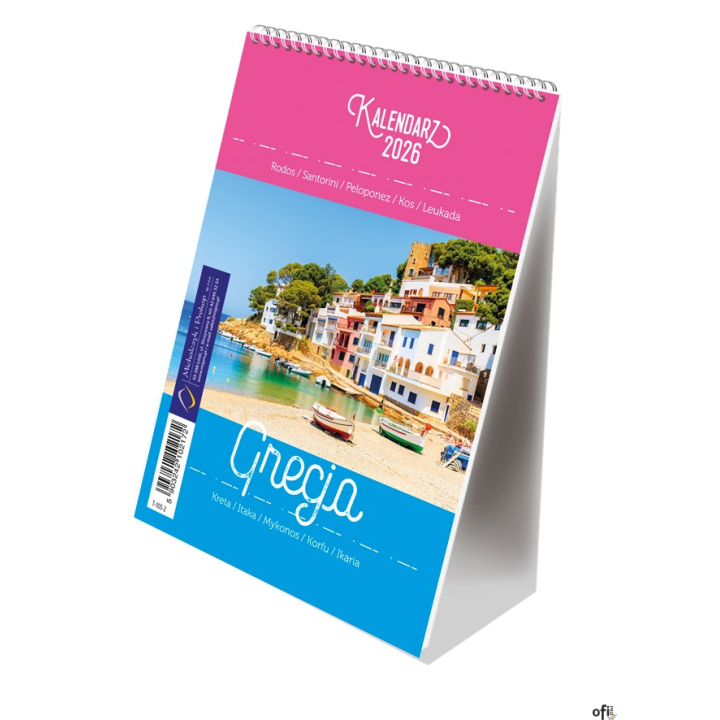 Kalendarz ze spiralką - pionowy B6 Michalczyk i Prokop T-103-02