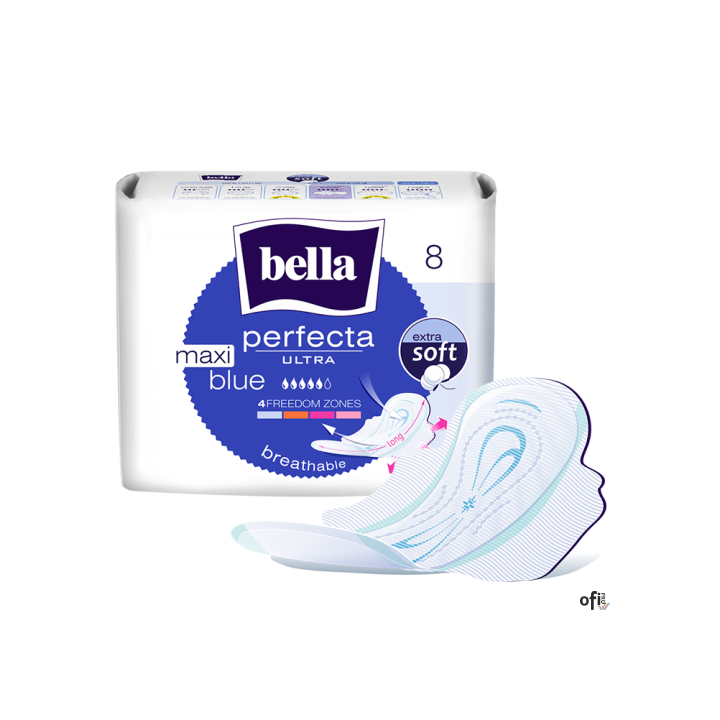 BELLA Podpaski higieniczne Perfecta Ultra Blue Maxi 8 sztuk 6657
