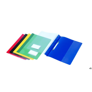Wykonany z PVC o grubości 190_m (przód) oraz 260_m (tył)_pojemność 2cm (ok. 200 kartek)_posiada wymienną etykietę na okładce ora