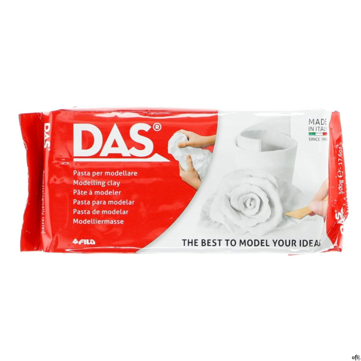 Glina biała samoutwardzalna DAS  0,5 kg,  364653 TITANUM