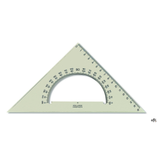Ekierka z kątom.16cm.745640 KOOH-I-NOR