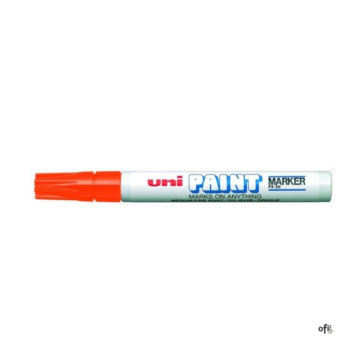 Marker PX-20 UNI(12)_- Profesjonalne markery z permanentnym tuszem olejowym; - Są wodoodporne, nie tracą koloru na słońcu i są o