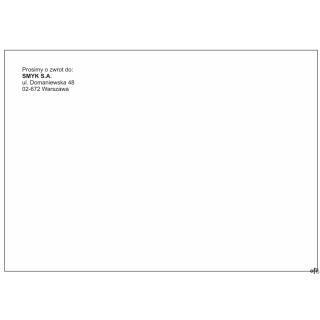 Koperta C4 HK NADRUK SMYK 25 kop. w op.